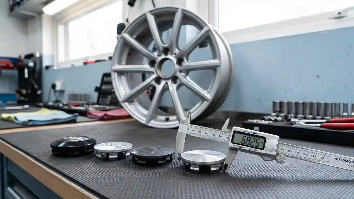 How to Measure Wheel Center Cap O.D. and I.D. With Digital Calipers