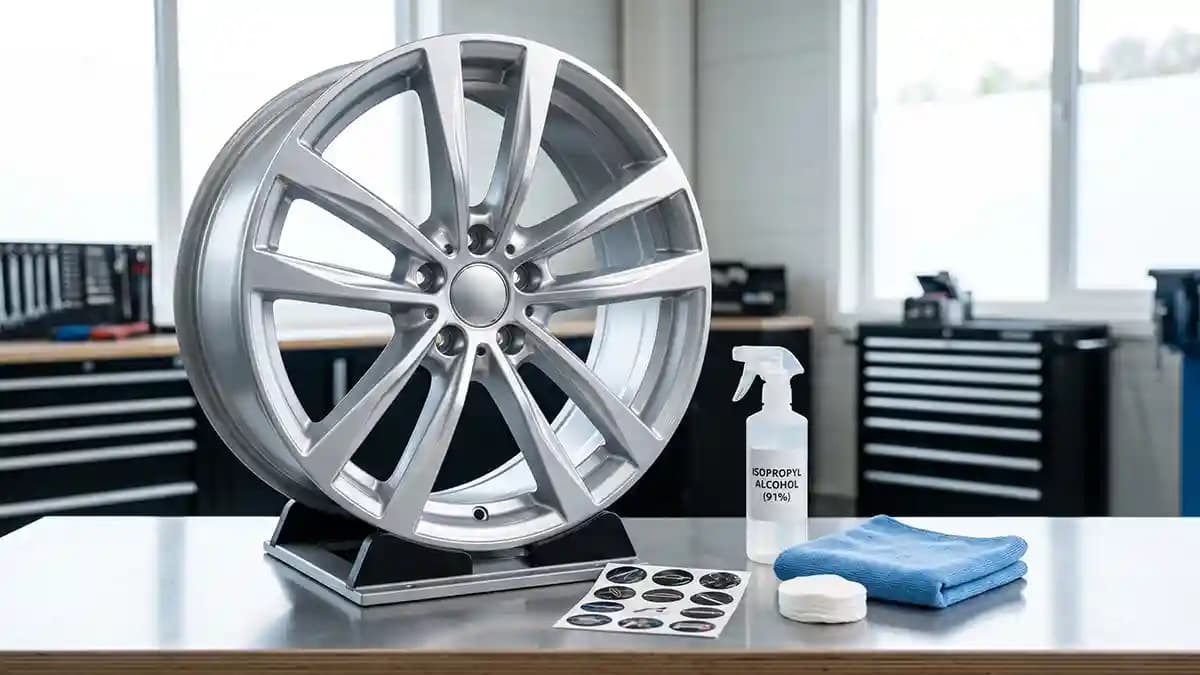 Prepare Rims for Stickers, The Isopropyl Alcohol Guide for Decal Installation
