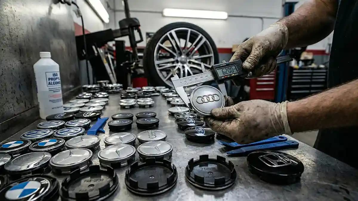 The Complete Wheel Center Cap Size Database: Common Sizes for 50+ Car Brands