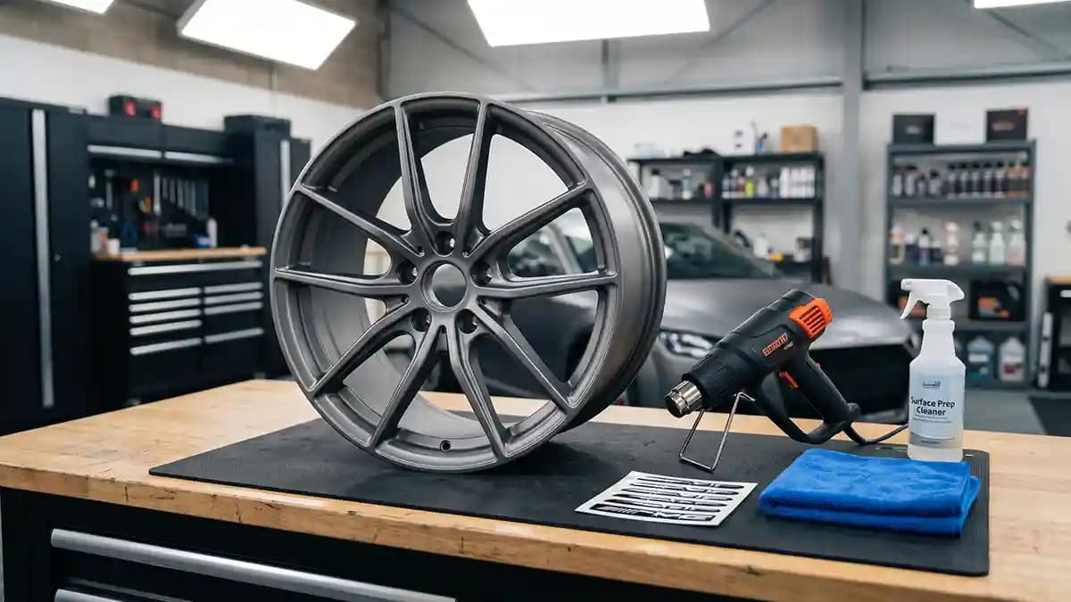 Heat Gun Sticker Application: How to Activate Adhesive on Stubborn Rims