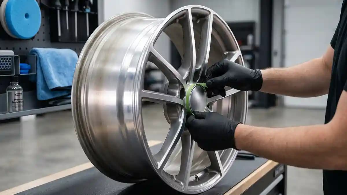 Rim Polishing: How to Mask Off Your Domed Emblems