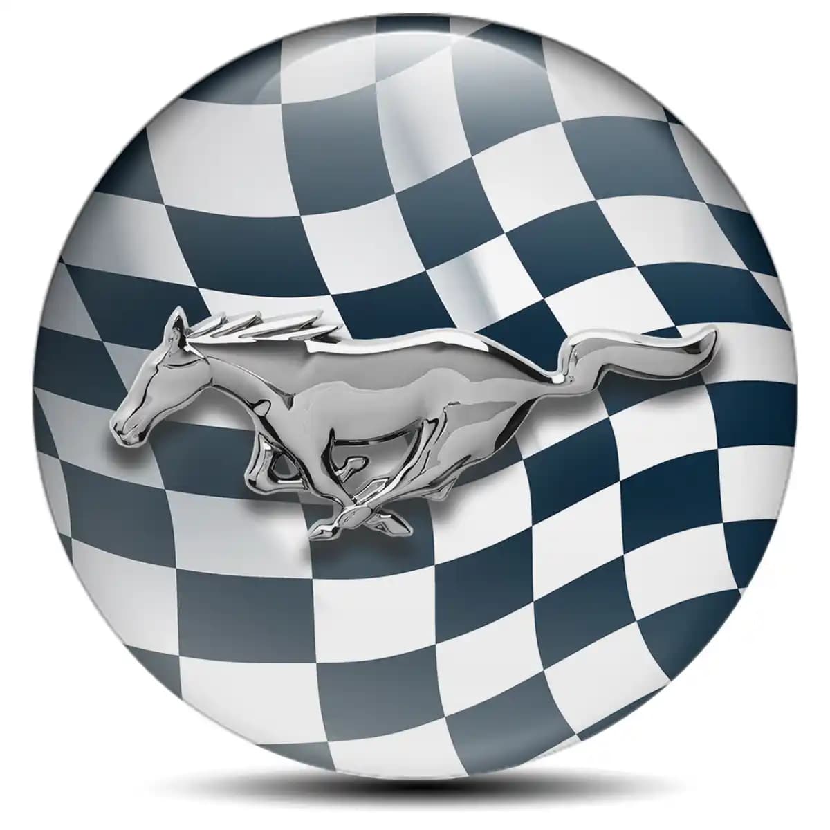 Ford Mustang Domed Sticker Self-Adhesive Limited Edition