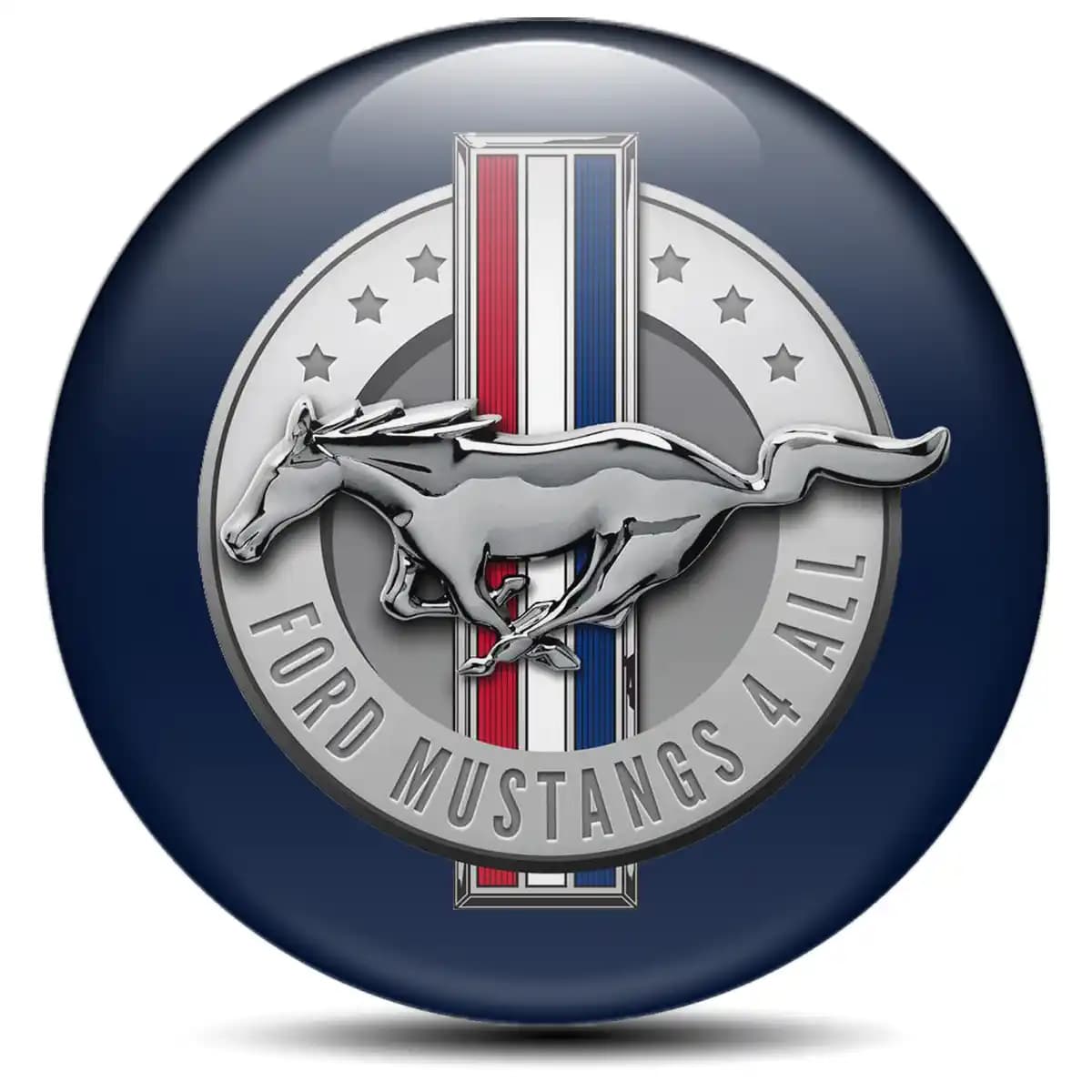 Ford Mustang Silicone Sticker Self-Adhesive Limited Edition