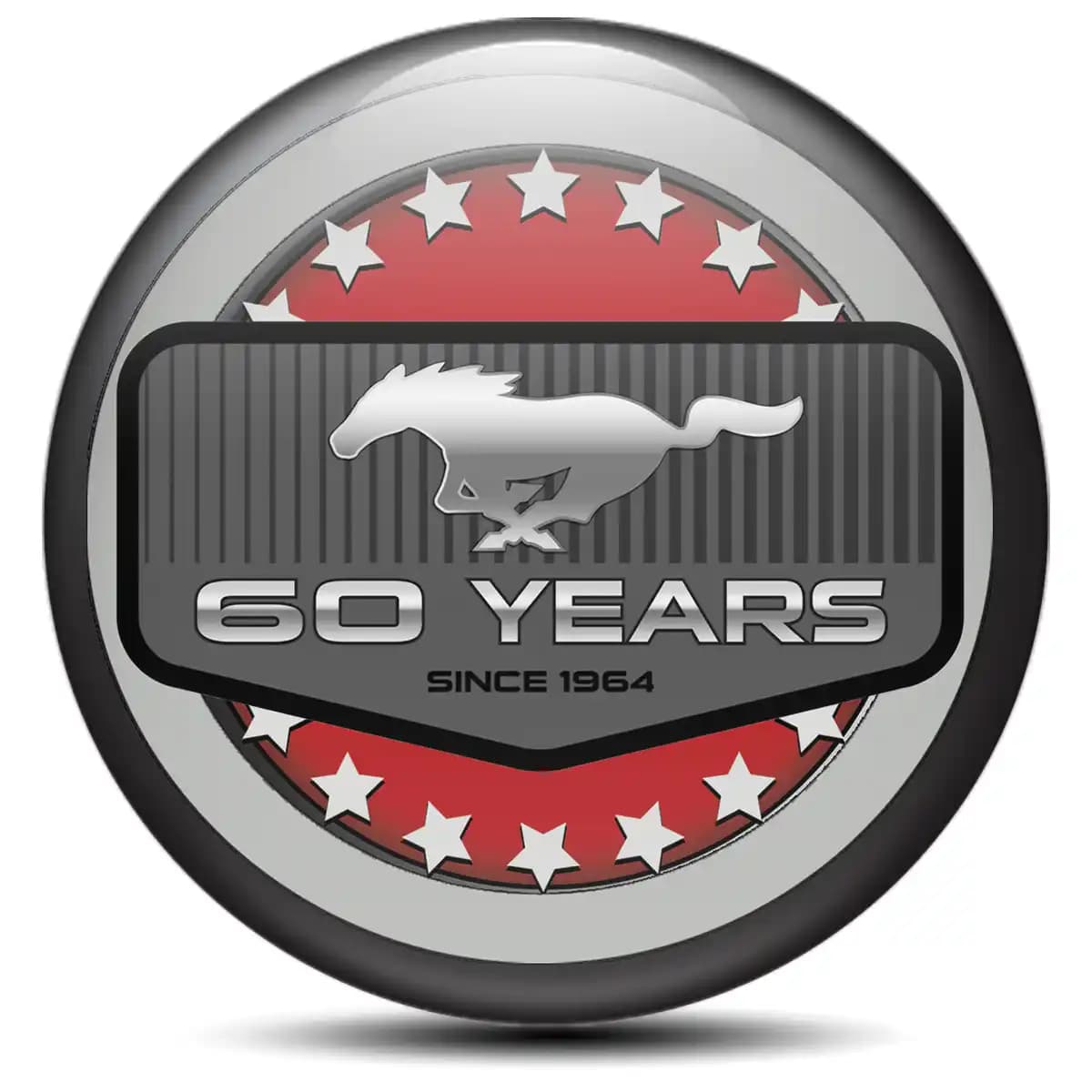 Ford Mustang Logo Silicone Badge Limited Edition