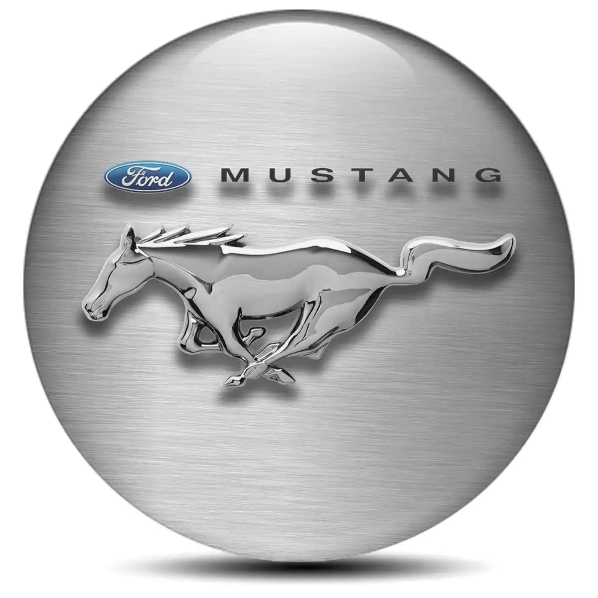 Ford Mustang Logo Silicone Sticker Limited Edition