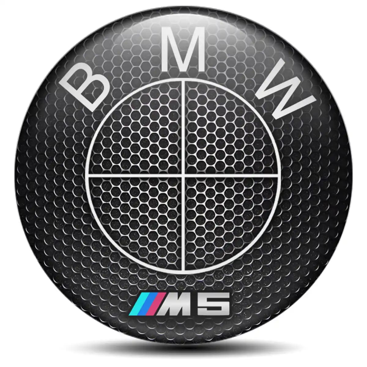 BMW M5 Wheel Emblems Stylish Design