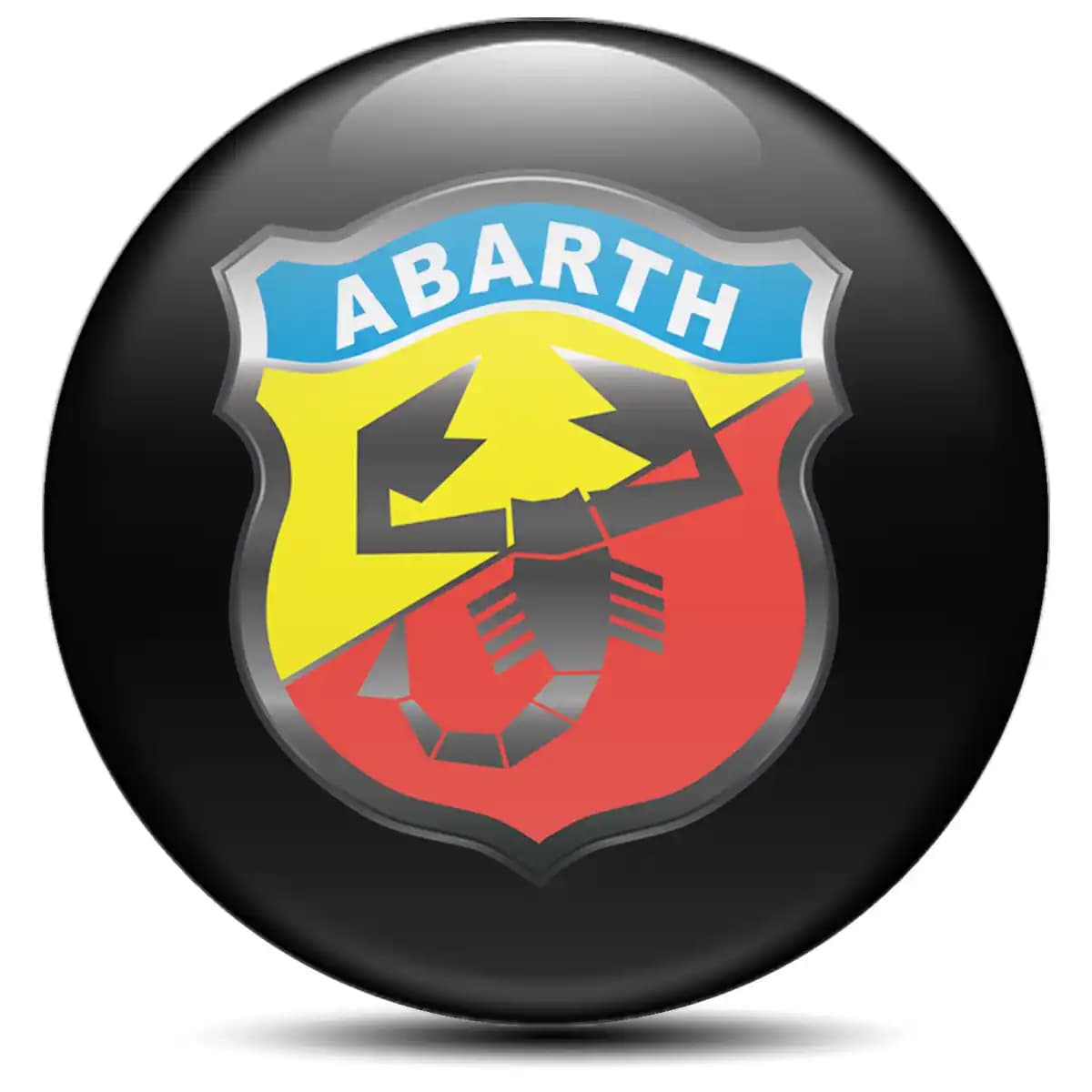 Abarth Badge Emblems Center Cap High Quality