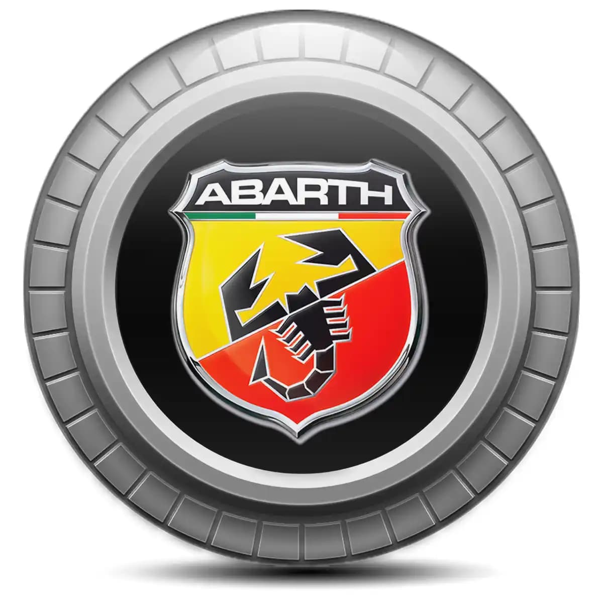 Abarth Domed Emblem Self-Adhesive Stylish Design