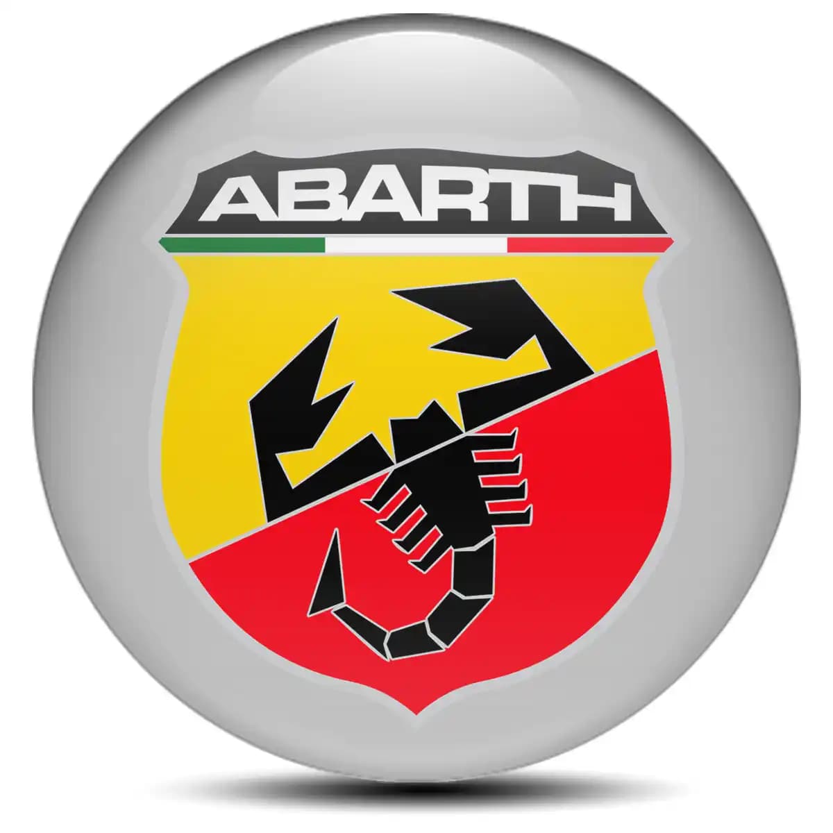 Abarth Domed Emblem Stylish Design