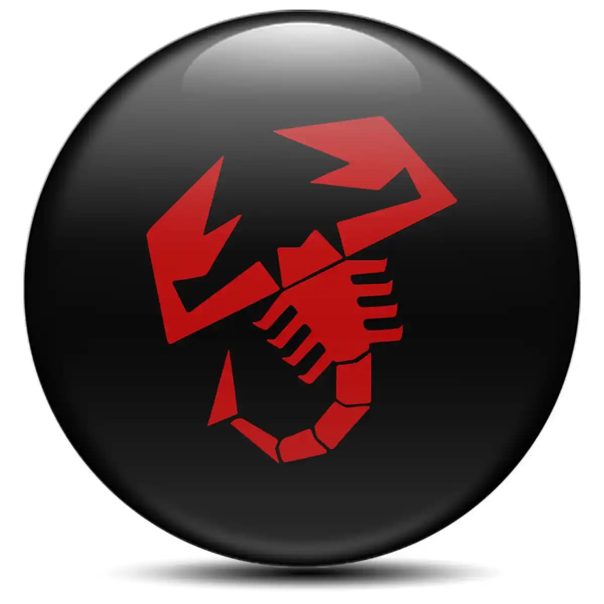 Abarth Domed Sticker High Quality