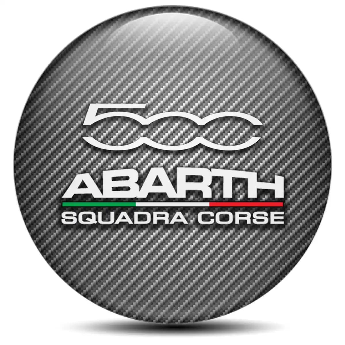Abarth Domed Sticker Self-Adhesive Premium Edition
