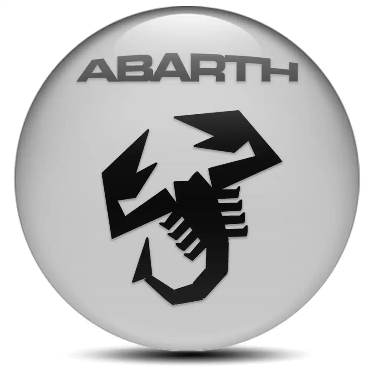 Abarth Domed Sticker Stylish Design