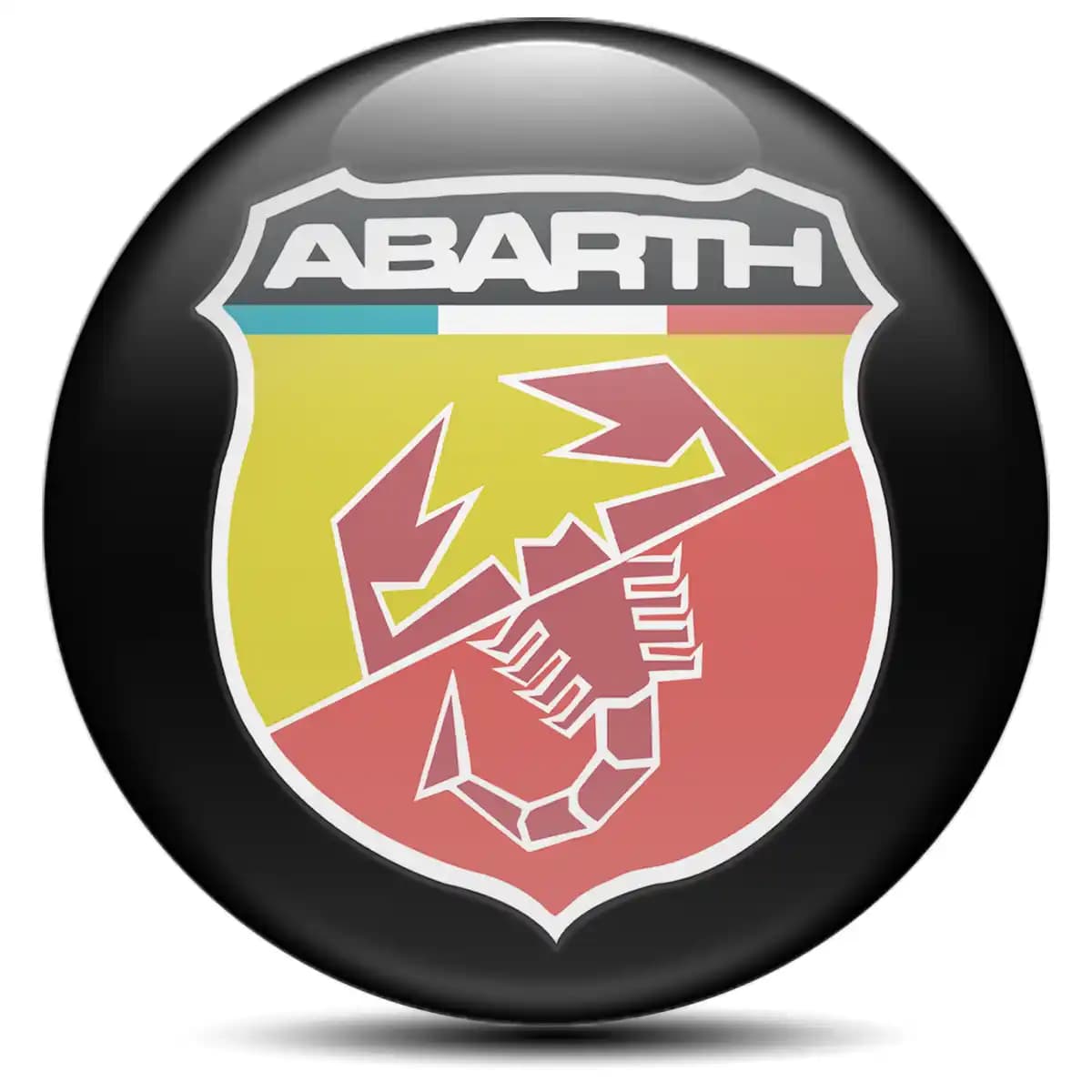 Abarth Emblem Badge Self-Adhesive Premium Edition