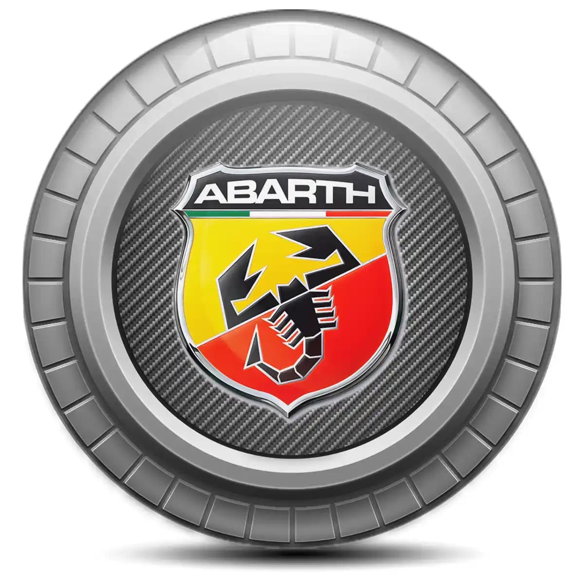 Abarth Emblem Center Hub Cap Self-Adhesive High Quality