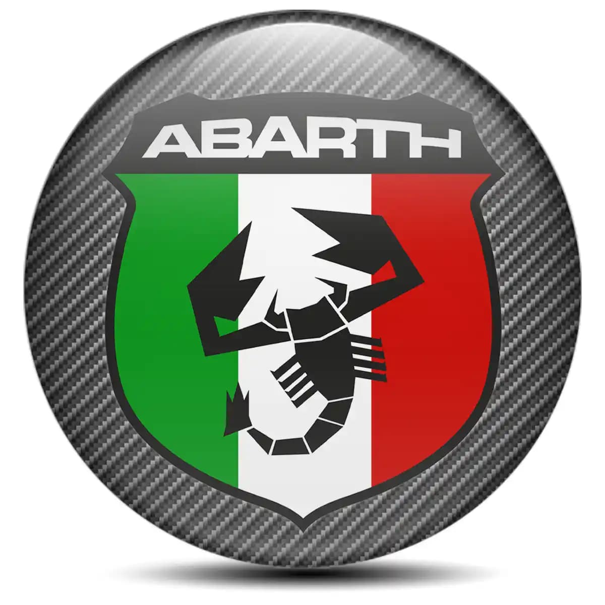 Abarth Logo Emblem Self-Adhesive Premium Quality