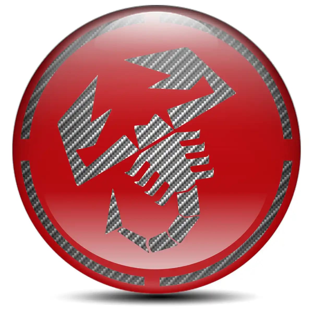 Abarth Sticker Epoxy 3D Gel Premium Edition