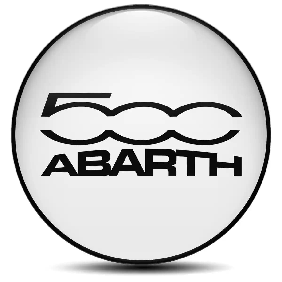 Abarth Sticker Epoxy 3D Gel Stylish Design