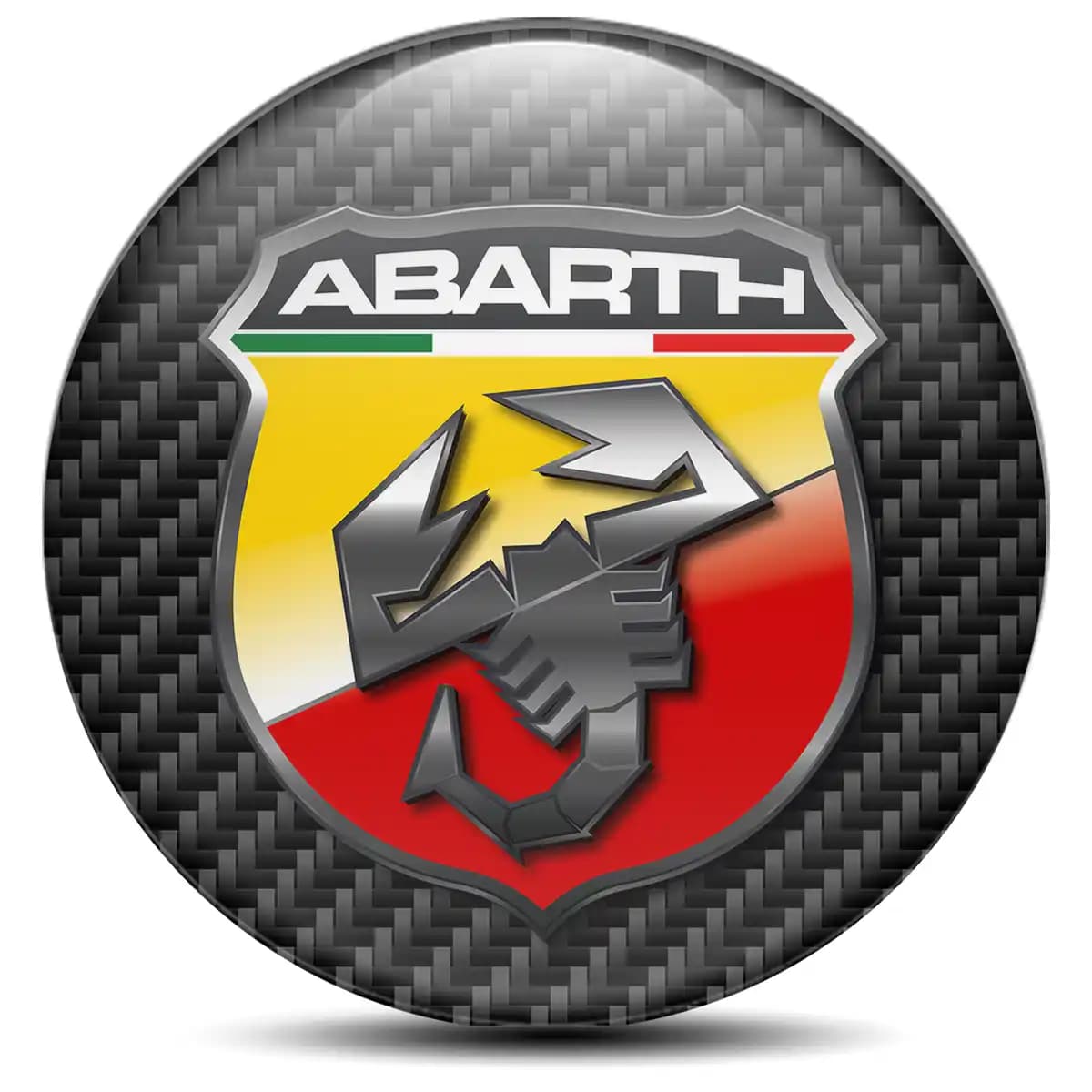 Abarth Wheel Emblem Self-Adhesive Premium Edition