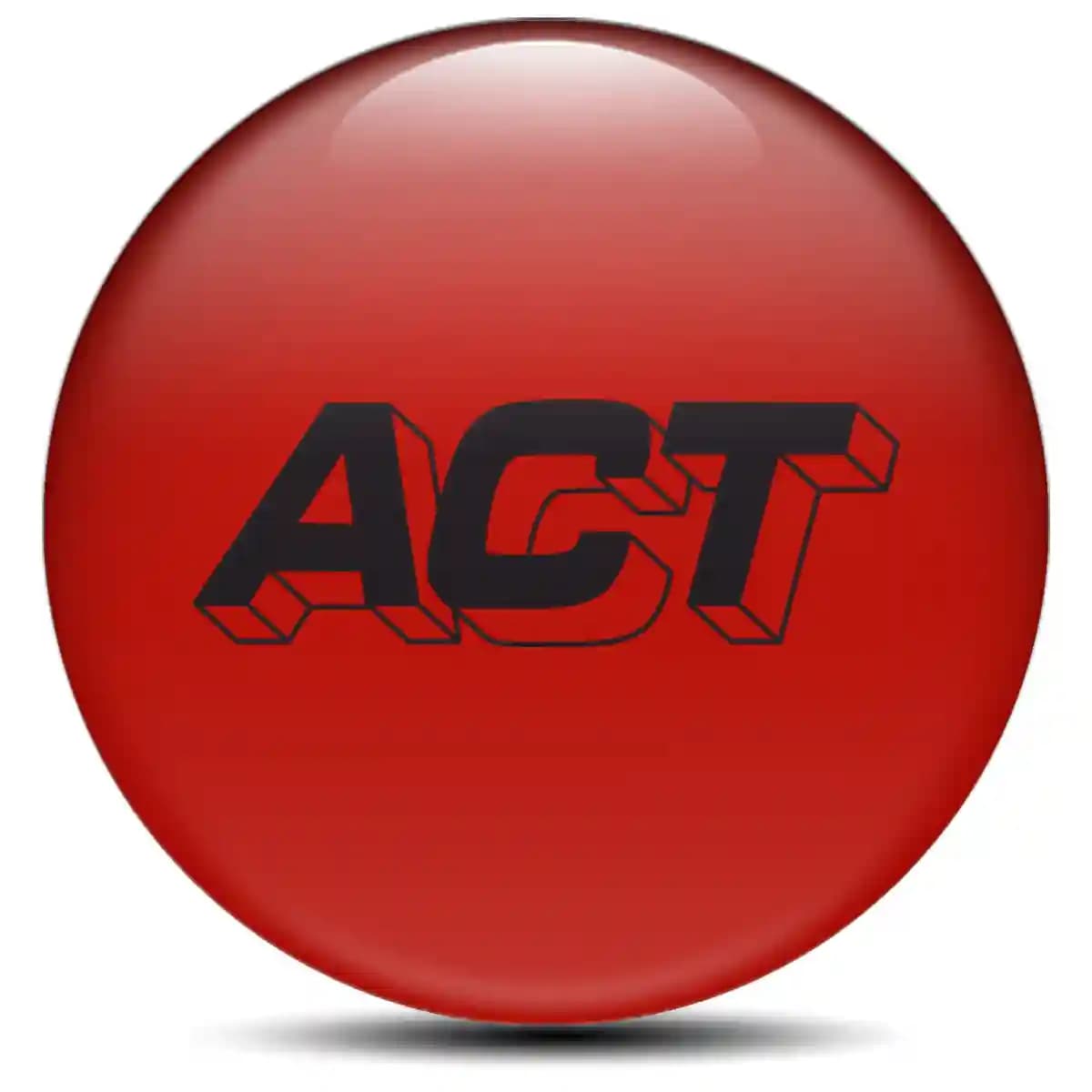 ACT Emblem Center Hub Cap Self-Adhesive Stylish Design