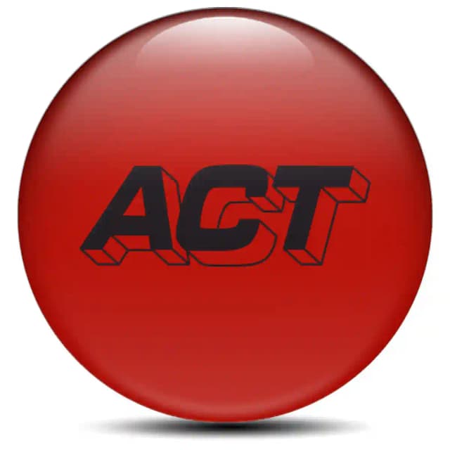 ACT Emblem Center Hub Cap Self-Adhesive Stylish Design