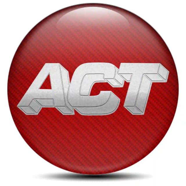 ACT Emblem Wheel Center Caps Stylish Design