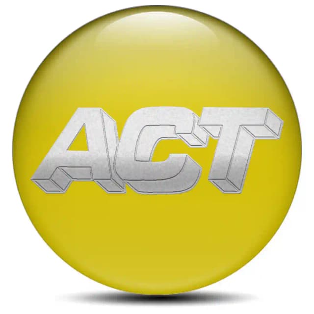 ACT Logo Emblem Stylish Design