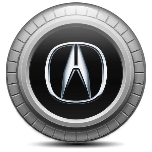 Acura Domed Sticker Stylish Design
