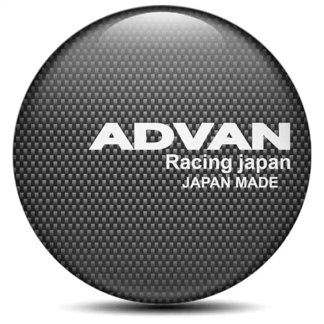 Advan Domed Sticker Self-Adhesive Stylish Design