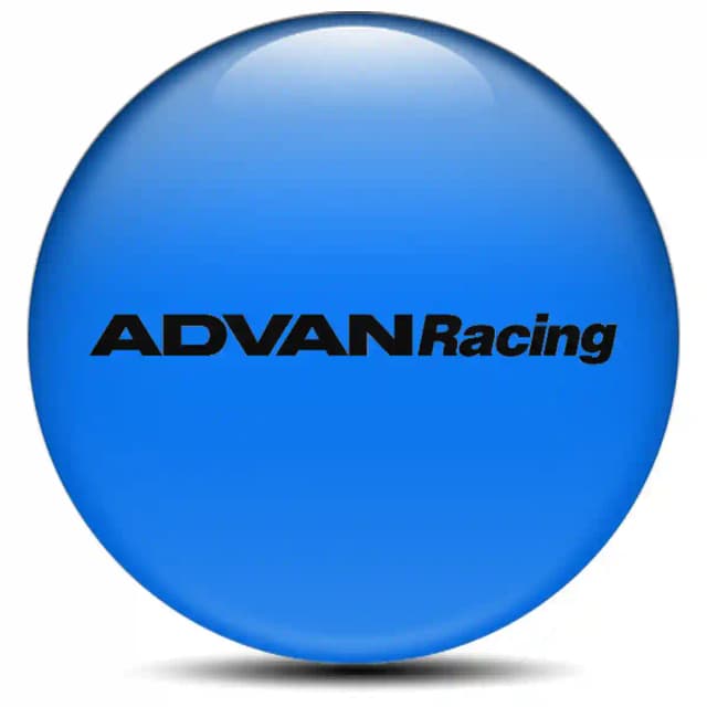 Advan Wheel Emblem Self-Adhesive High Quality