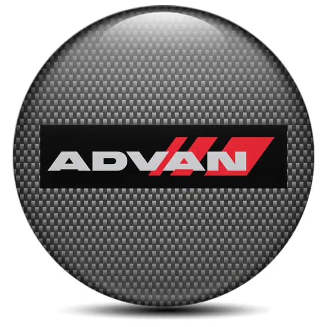Advan Wheel Emblem Self-Adhesive Premium Quality