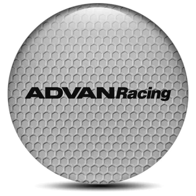Advan Wheel Emblem Self-Adhesive Stylish Design