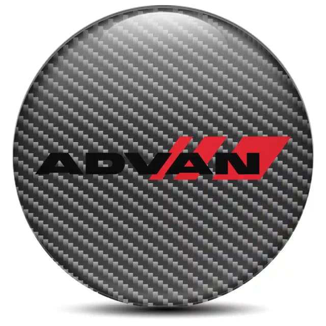 Advan Wheel Emblems Premium Edition