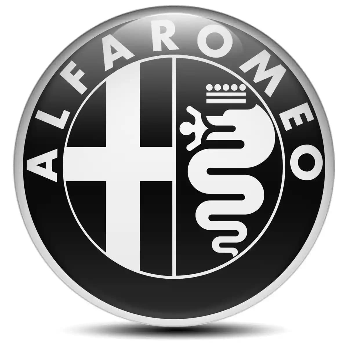 Alfa Romeo Badge Emblems Center Cap Luxury Edition