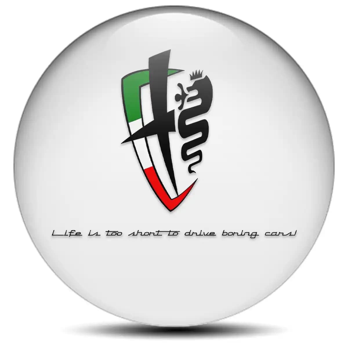 Alfa Romeo Domed Emblem Premium Resin