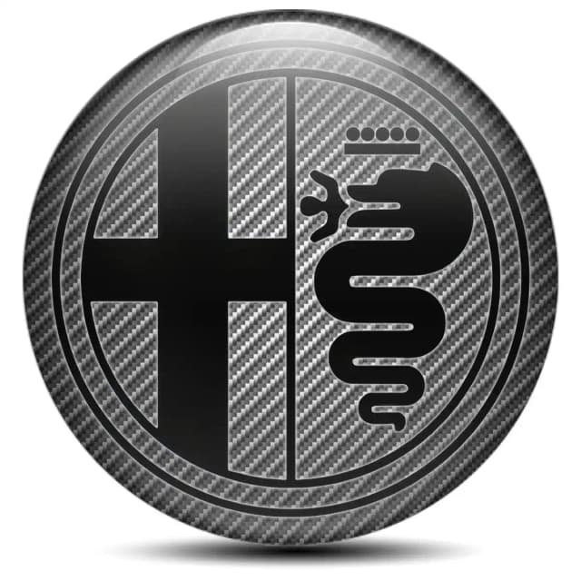 Alfa Romeo Domed Emblem Self-Adhesive High Quality