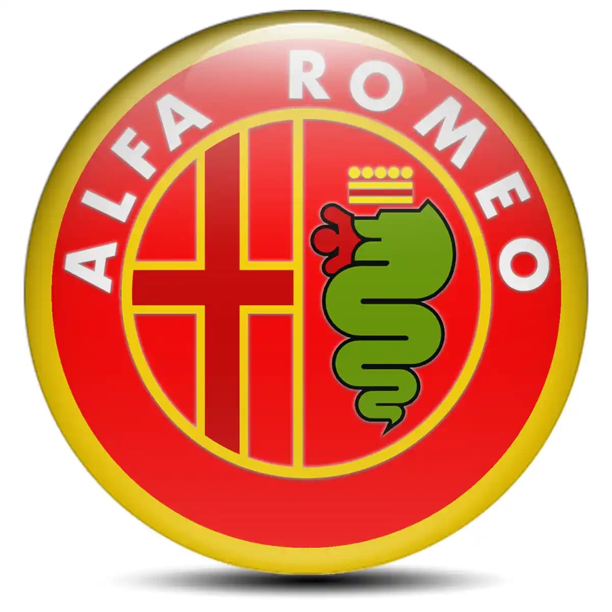 Alfa Romeo Domed Emblem Self-Adhesive Limited Edition