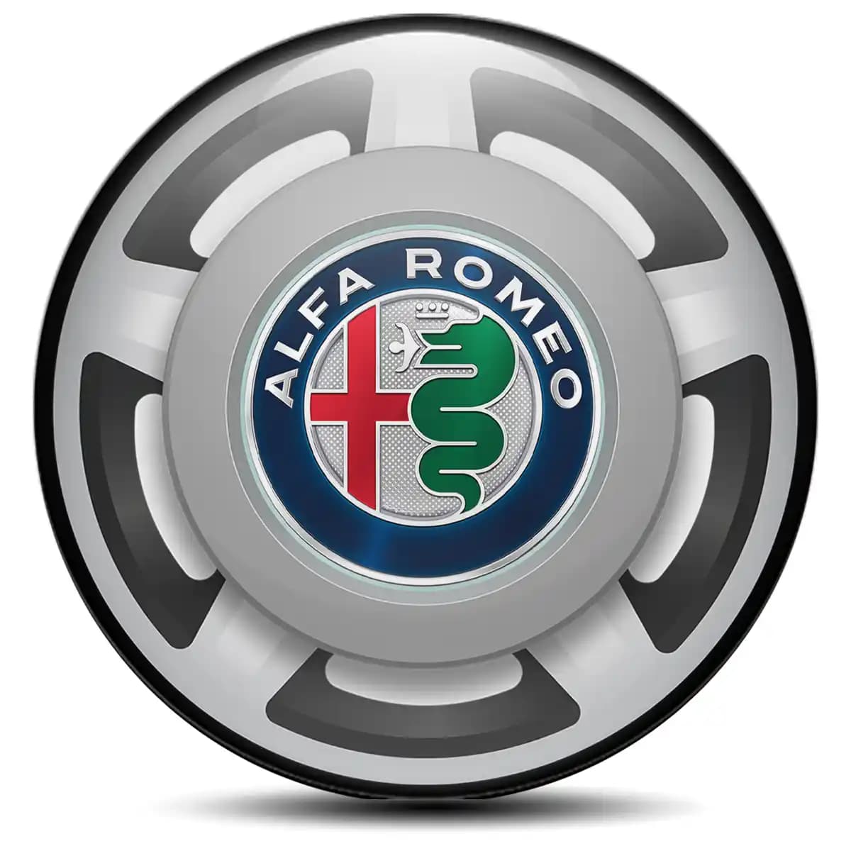 Alfa Romeo Domed Emblem Self-Adhesive Premium Quality