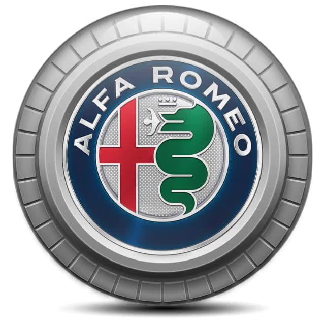 Alfa Romeo Domed Sticker High Quality