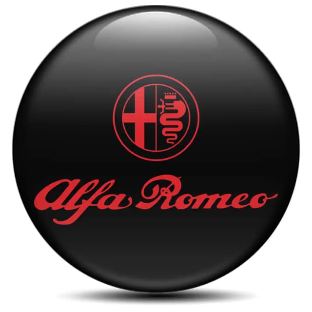 Alfa Romeo Domed Sticker Luxury Edition