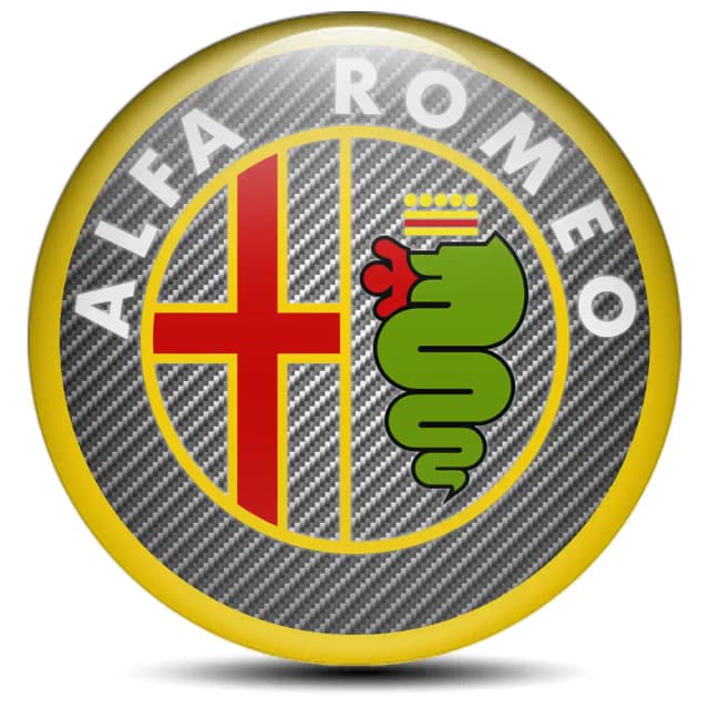 Alfa Romeo Domed Sticker Premium Edition