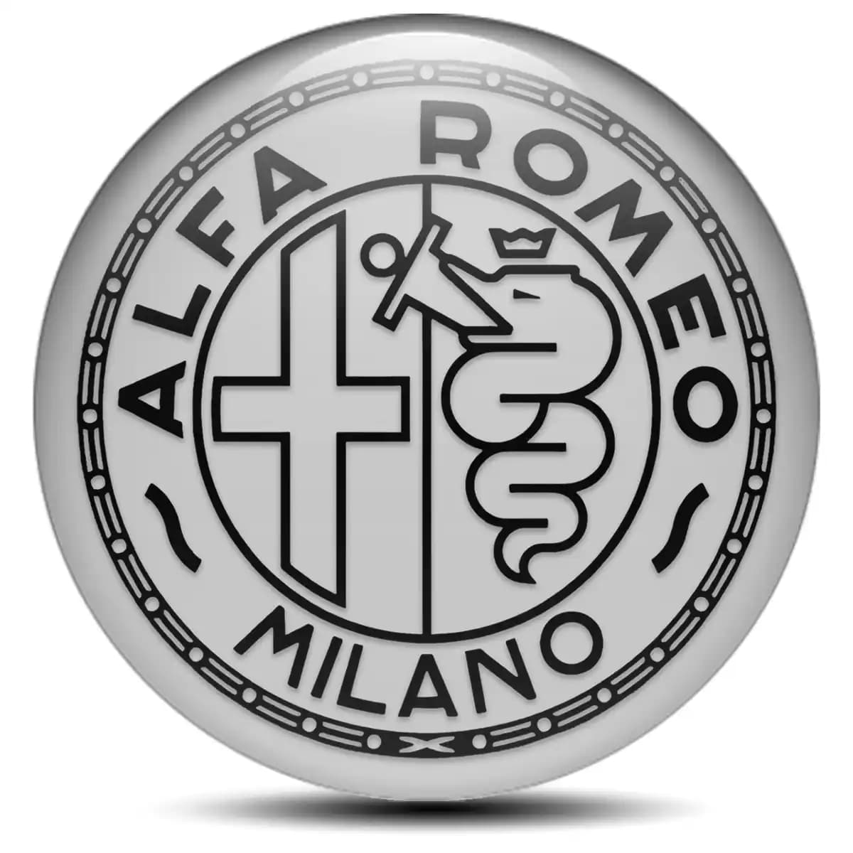 Alfa Romeo Domed Sticker Self-Adhesive Limited Edition