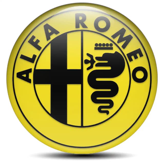 Alfa Romeo Domed Sticker Self-Adhesive Premium Quality