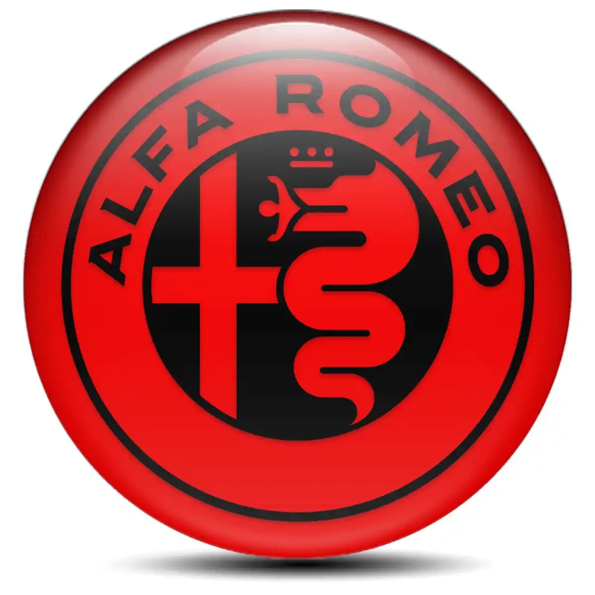 Alfa Romeo Emblem Badge Self-Adhesive Premium Quality