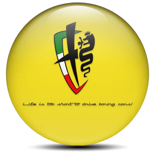 Alfa Romeo Emblem Badge Self-Adhesive Stylish Design