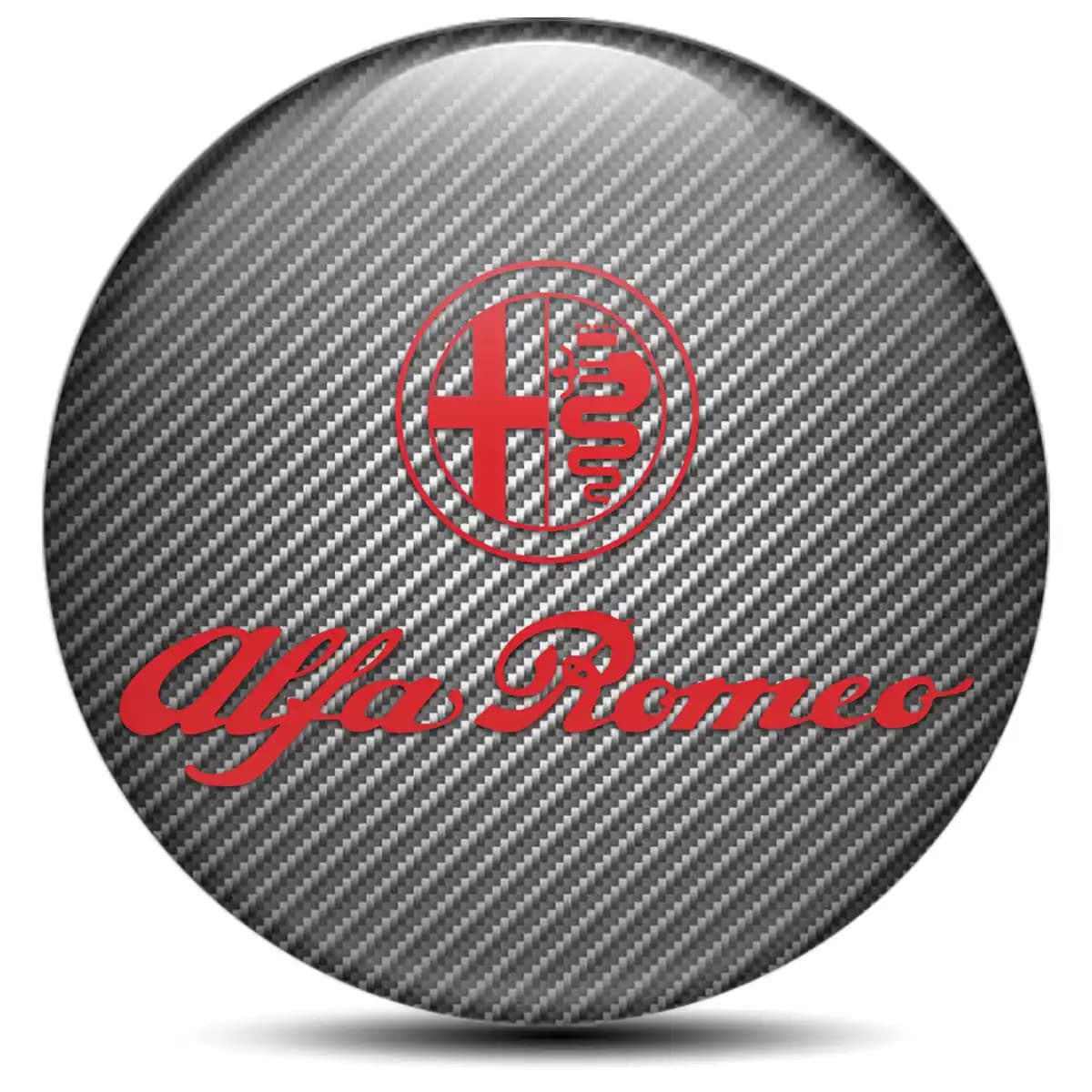 Alfa Romeo Emblem Center Hub Cap Self-Adhesive High Quality