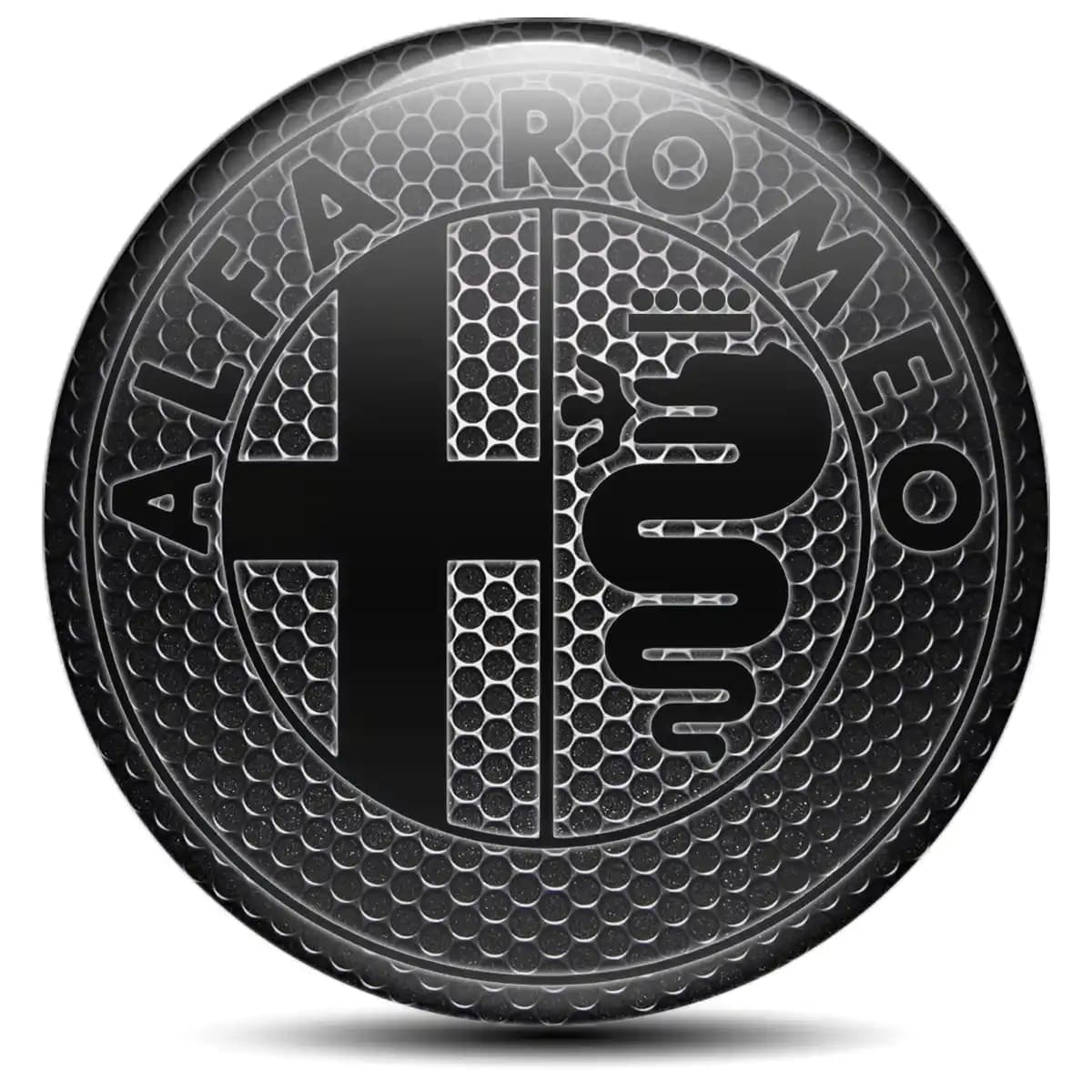 Alfa Romeo Emblem Center Hub Cap Self-Adhesive Luxury Edition