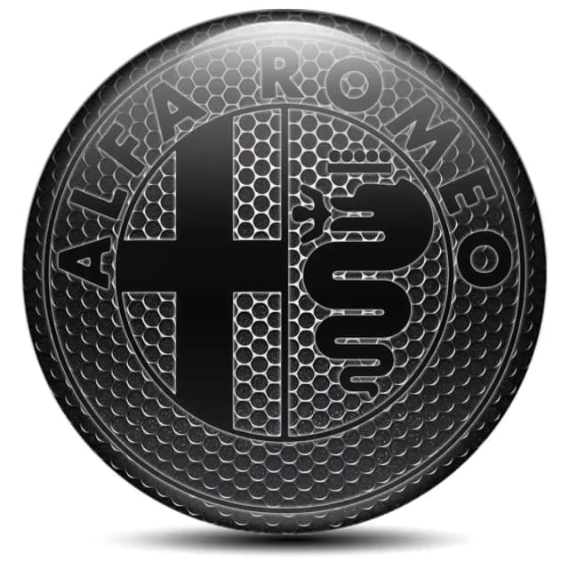 Alfa Romeo Emblem Center Hub Cap Self-Adhesive Luxury Edition