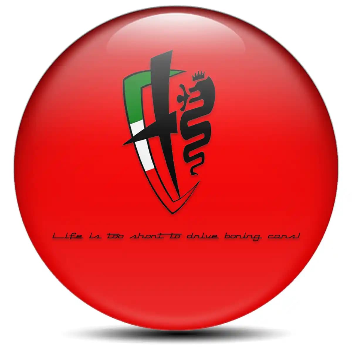 Alfa Romeo Emblem Center Hup Cap High Quality