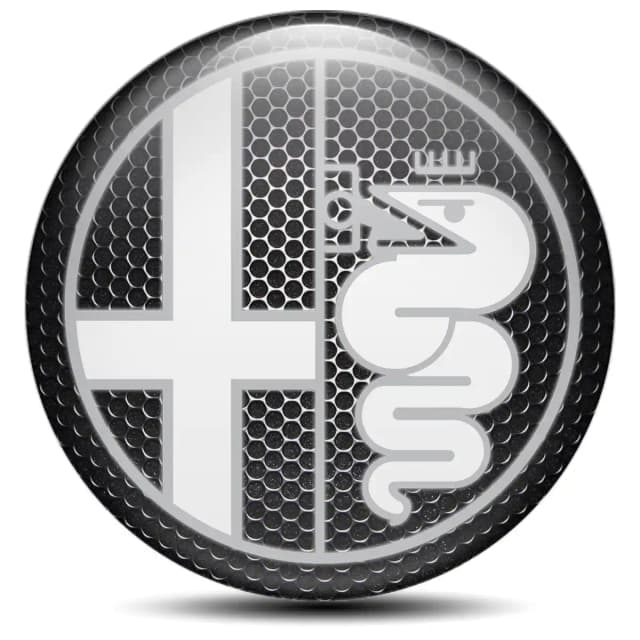 Alfa Romeo Emblem Center Hup Cap Luxury Edition