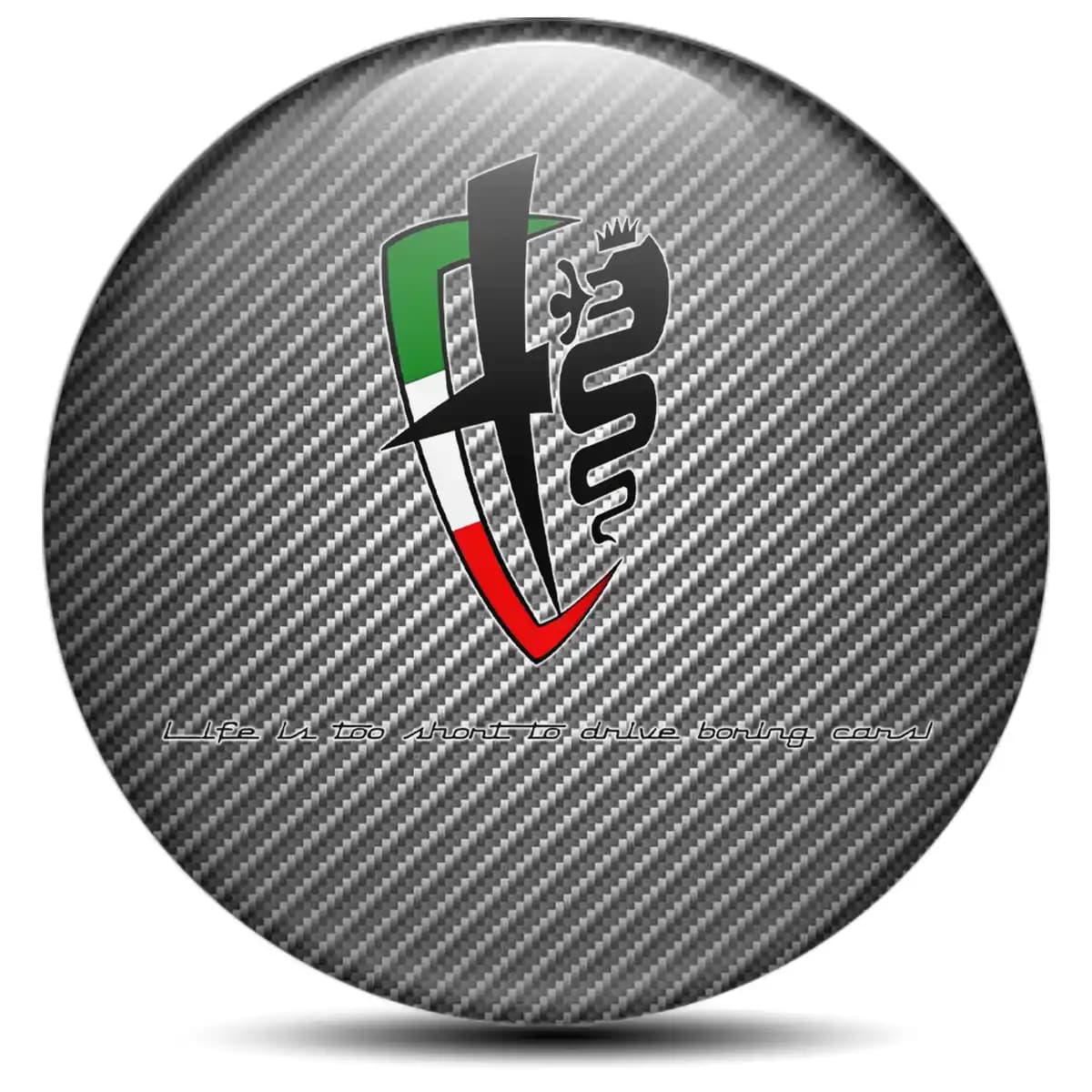 Alfa Romeo Emblem Center Hup Cap Premium Edition